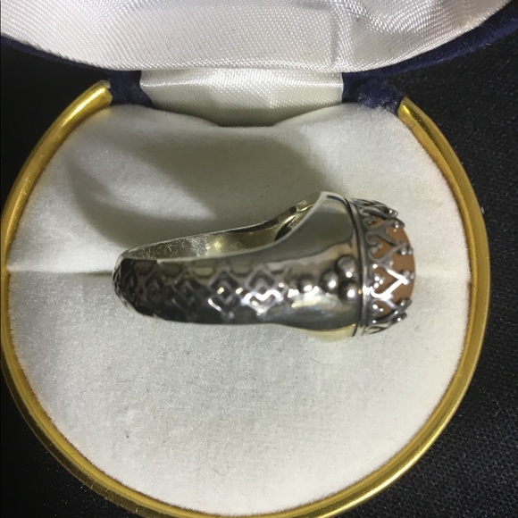 Carolyn Pollack Sterling Silver Carnelian Ring - Picture 3 of 6
